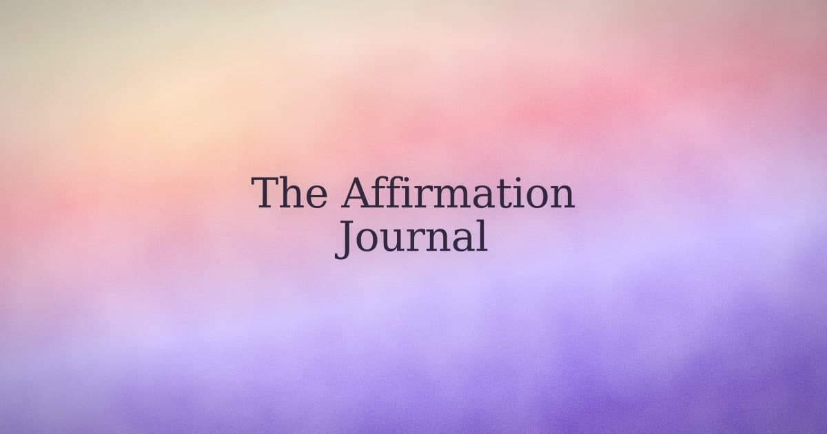 The affirmation journal: what the research actually shows