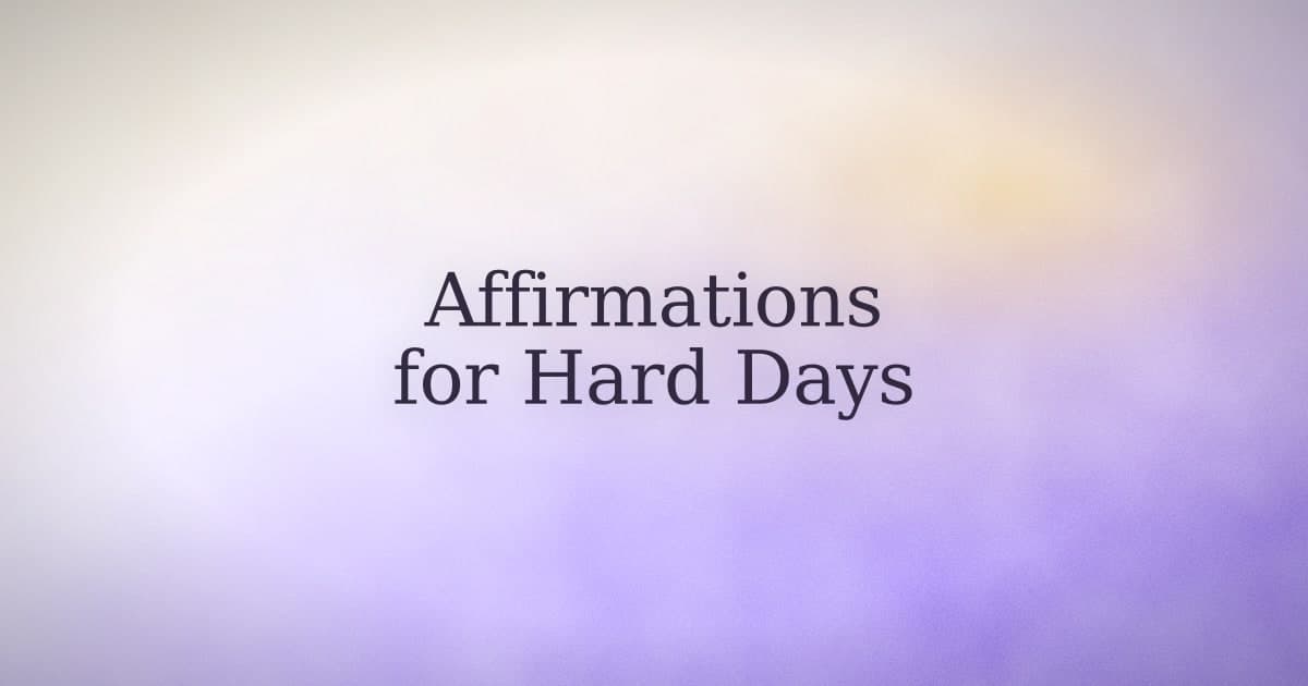 Affirmations for depression: the version that doesn't make it worse