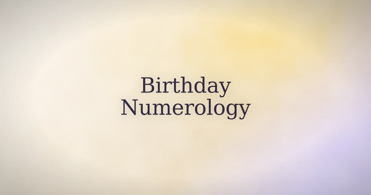 Birthday Numerology: What the Math Actually Tells You