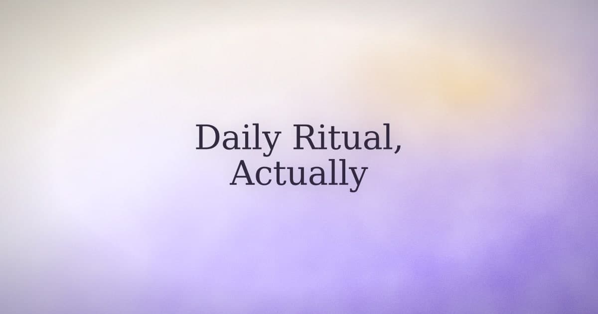 Most Daily Ritual Apps Have the Same Problem