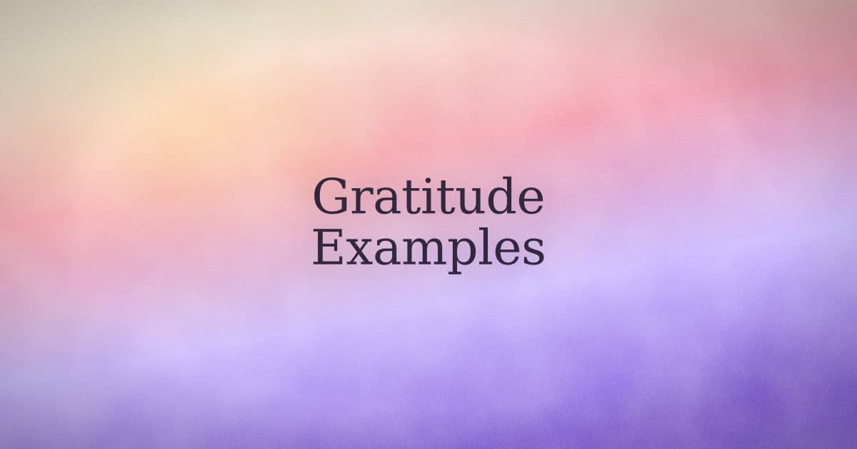 What gratitude actually looks like on an ordinary day