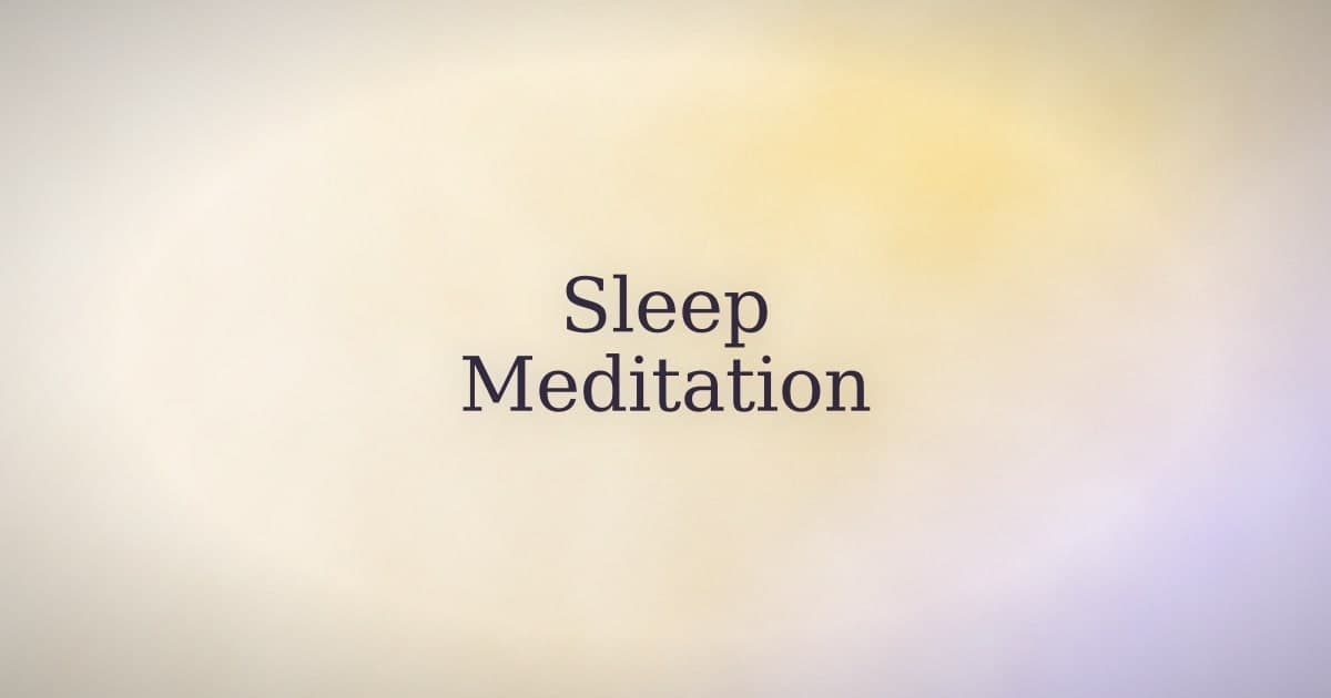 Guided Meditation for Sleep: What Works and How to Try It