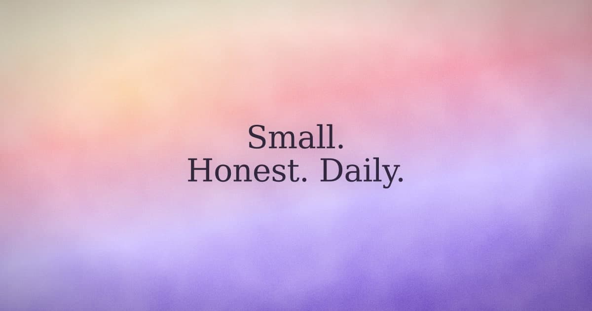 How to be positive (without performing it)