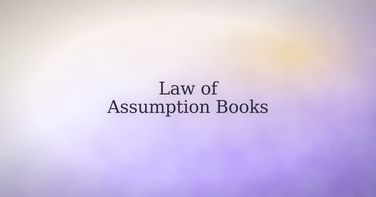 Law of assumption books: what Neville Goddard actually wrote