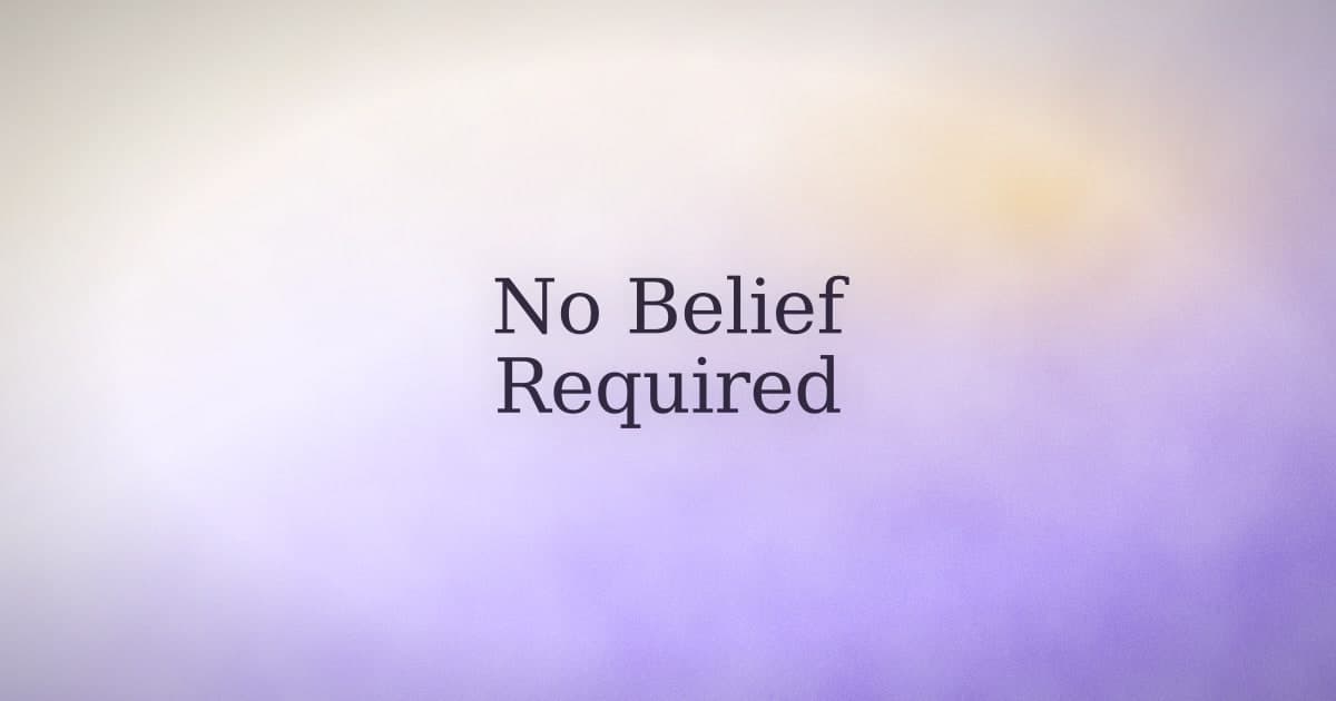Manifestation without believing: what actually happens when you don't buy it