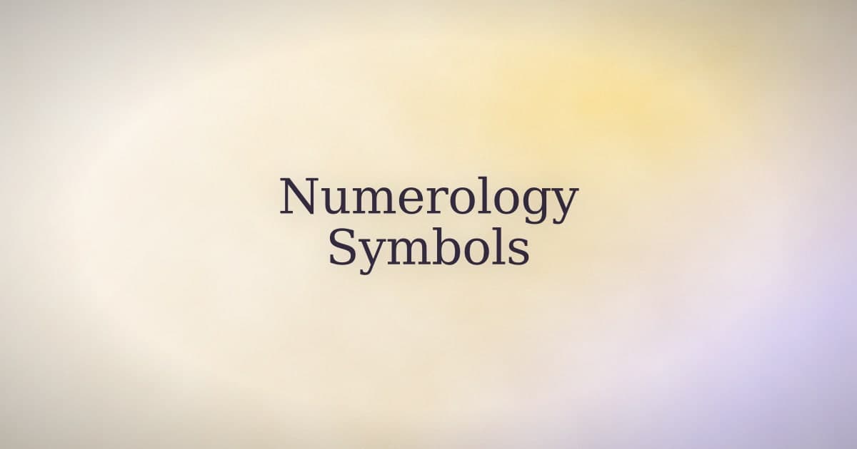 Numerology symbols: what they actually are, why they feel meaningful, and what to do with that.