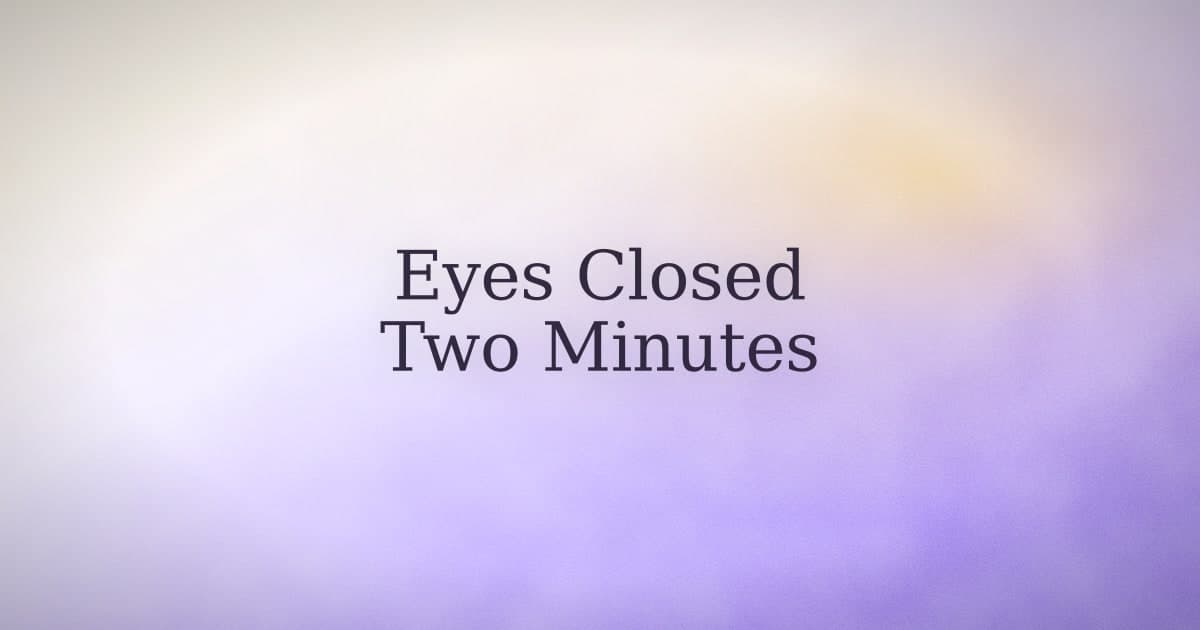 Visualization Meditation Without the Forty-Five-Minute Audio