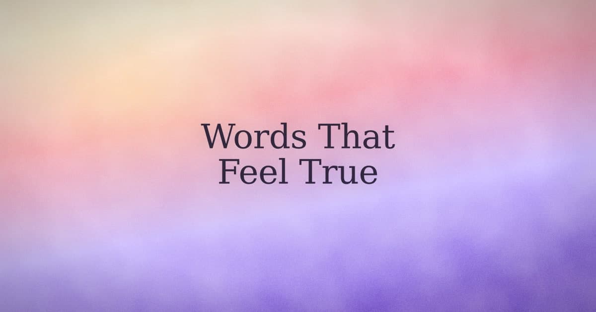 What to say instead of affirmations (that doesn't make you cringe)