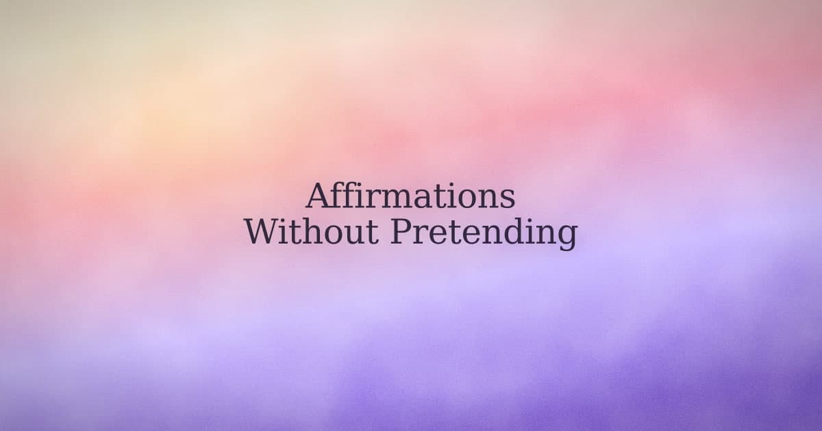 Affirmations for Moms That Don't Ask You to Pretend