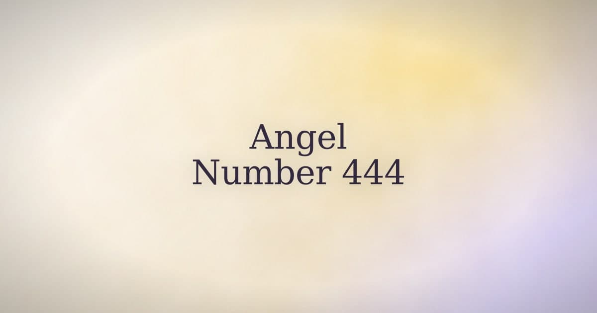 444 Angel Number Meaning: Foundation, Stability, and What to Do With the Noticing