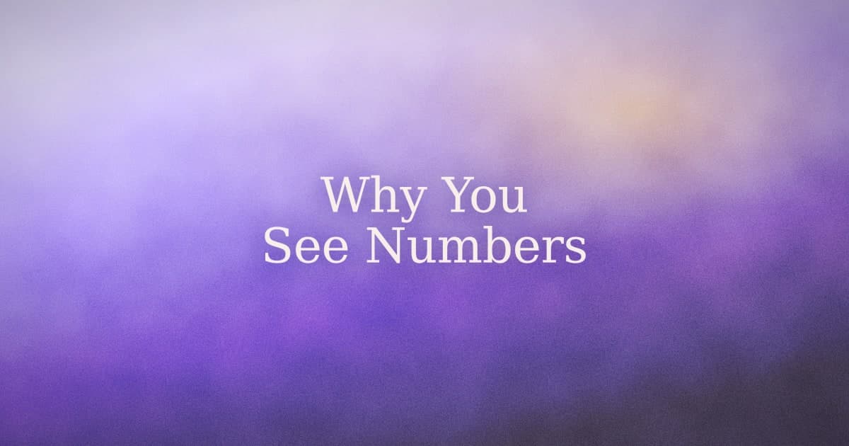 You keep seeing angel numbers. Here's the honest explanation.