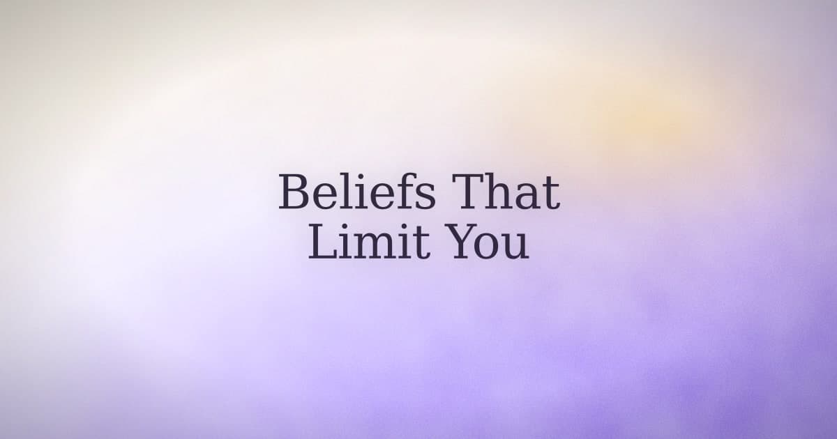 Limiting Beliefs: Real Examples and a Short Exercise