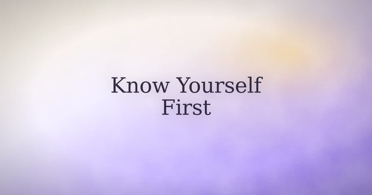 Self-Concept and Self-Esteem: Why Knowing Yourself Is the Better Practice